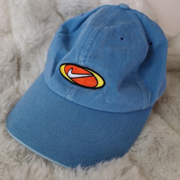 Nike Other - Vintage Nike Baseball Orange Embroidered Logo Hat